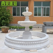 大理石景觀噴泉 簡(jiǎn)約層層噴泉 廠家銷(xiāo)售 接受各種石雕魚(yú)噴泉